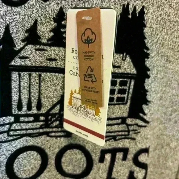 🆕 NWT! ROOTS Cabin Kanga Hoodie | Gray Oat Pepper | Size 2XL Girl’s/Youth - Picture 11 of 11